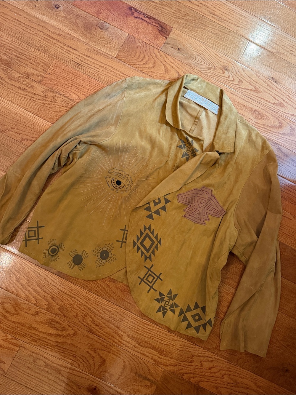 Magnolia Pearl rainwater suede jacket